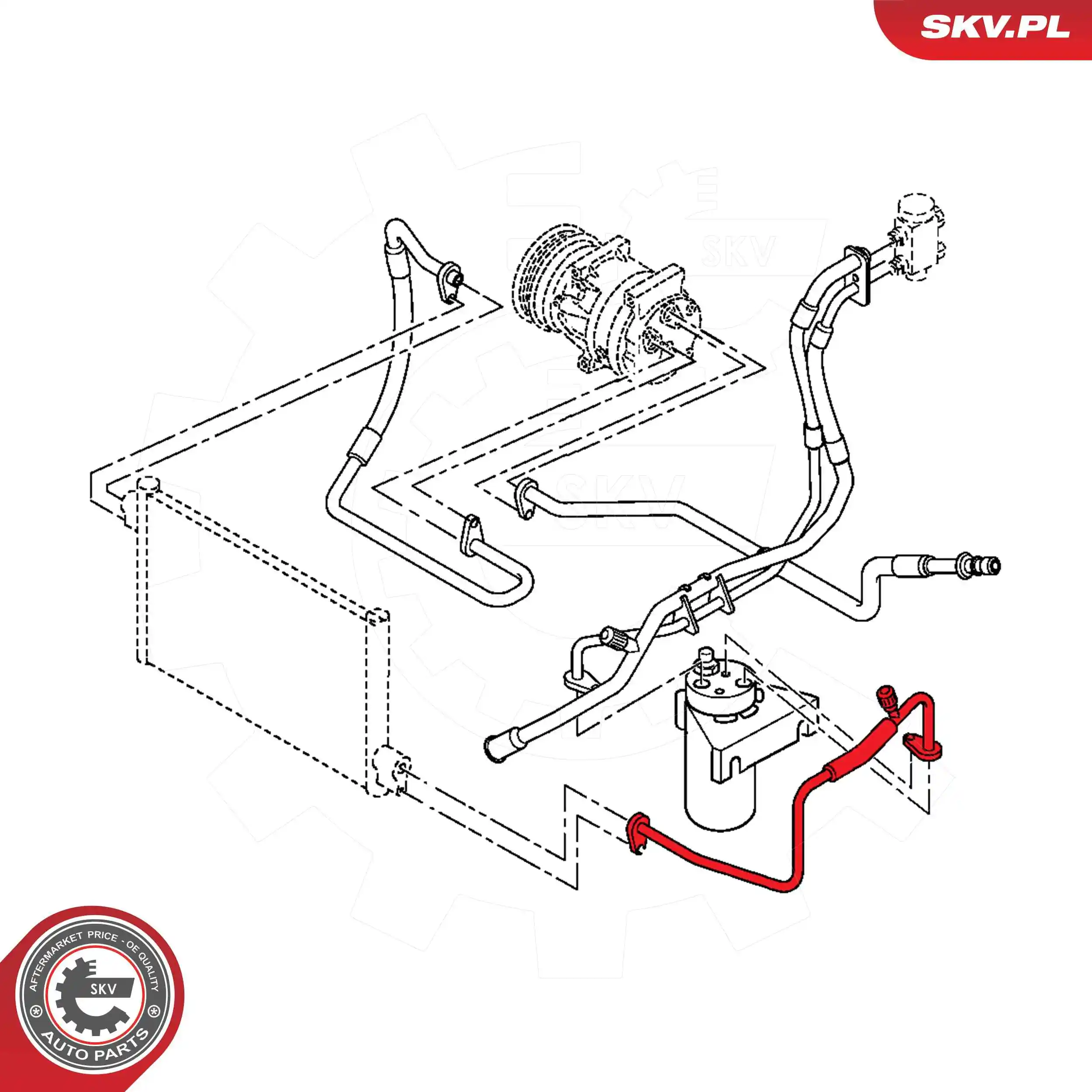 High/Low-pressure Line, air conditioning